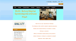 Desktop Screenshot of gynekologie-mejchar.cz